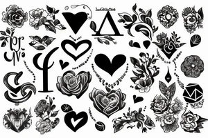 Leo love virgo sign tattoo idea