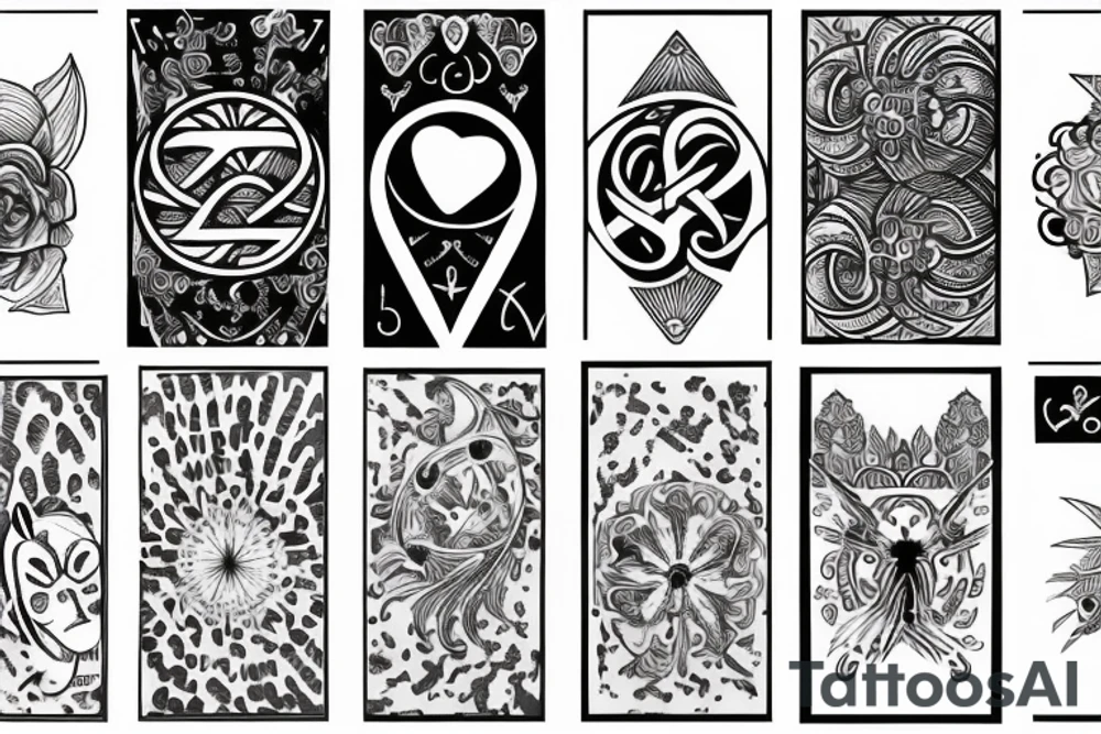Leo love virgo symbol tattoo idea