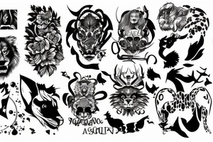Leo sign tattoo idea