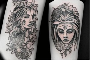 Leo and virgo love tattoo idea