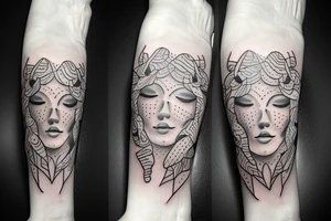 Leo and virgo love tattoo idea