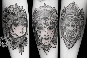 Zodiac sign Leo and virgo together tattoo idea