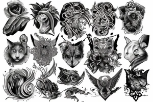 Leo near to virgo tattoo idea