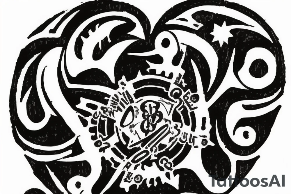 Chrome hearts logo mixed with Australian export chrome brand spray paint can tattoo idea