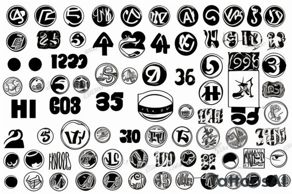 11 number tattoo idea