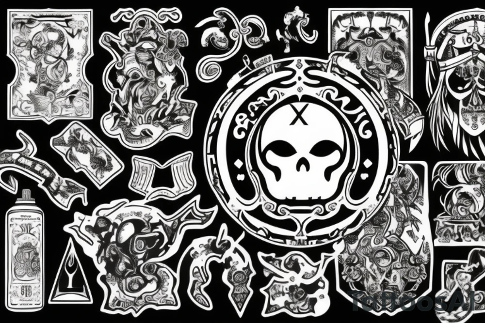 Chrome hearts logo tattoo idea