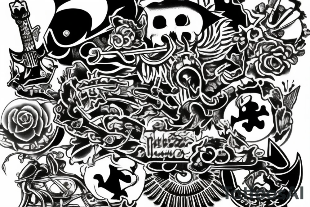 Chrome hearts logo tattoo idea