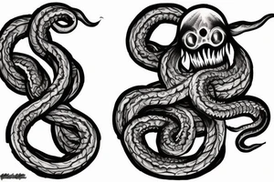 Sleeve Kraken tattoo idea