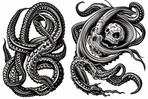 Sleeve Kraken tattoo idea