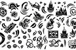 Life that keeps moving forward in any kind of direction but you're still well grounded tattoo idea
