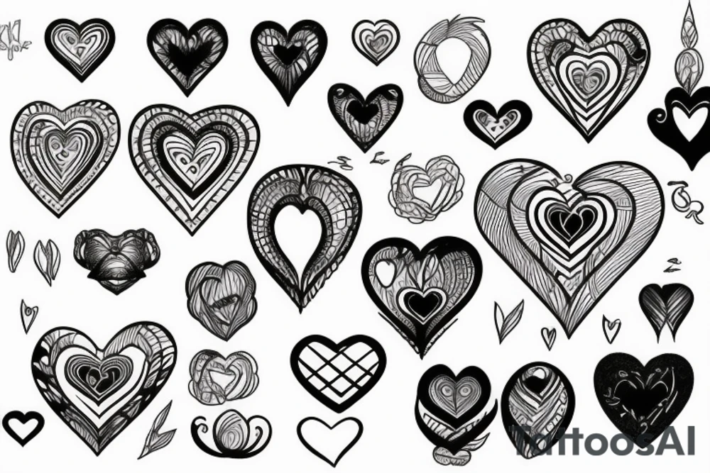 coeur anatomique tattoo idea