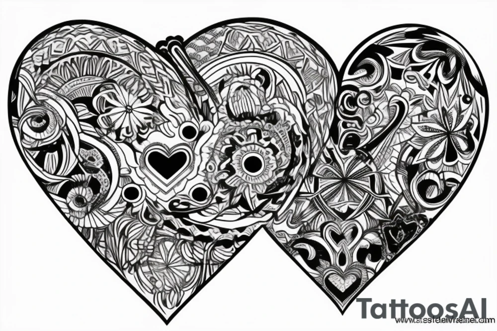 coeur anatomique tattoo idea