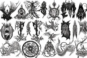 tattoo based on the hobbit tattoo idea