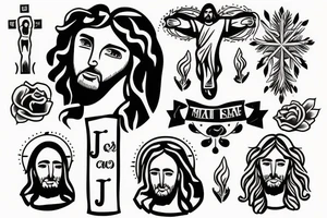Jesus miracle tattoo idea