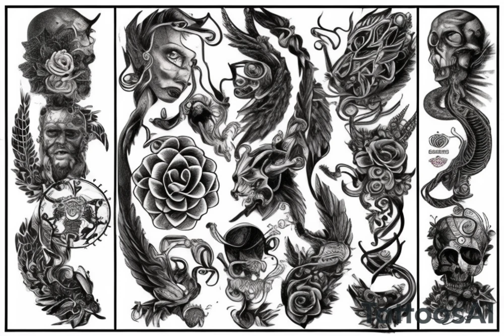 Staff of Asclepius tattoo idea