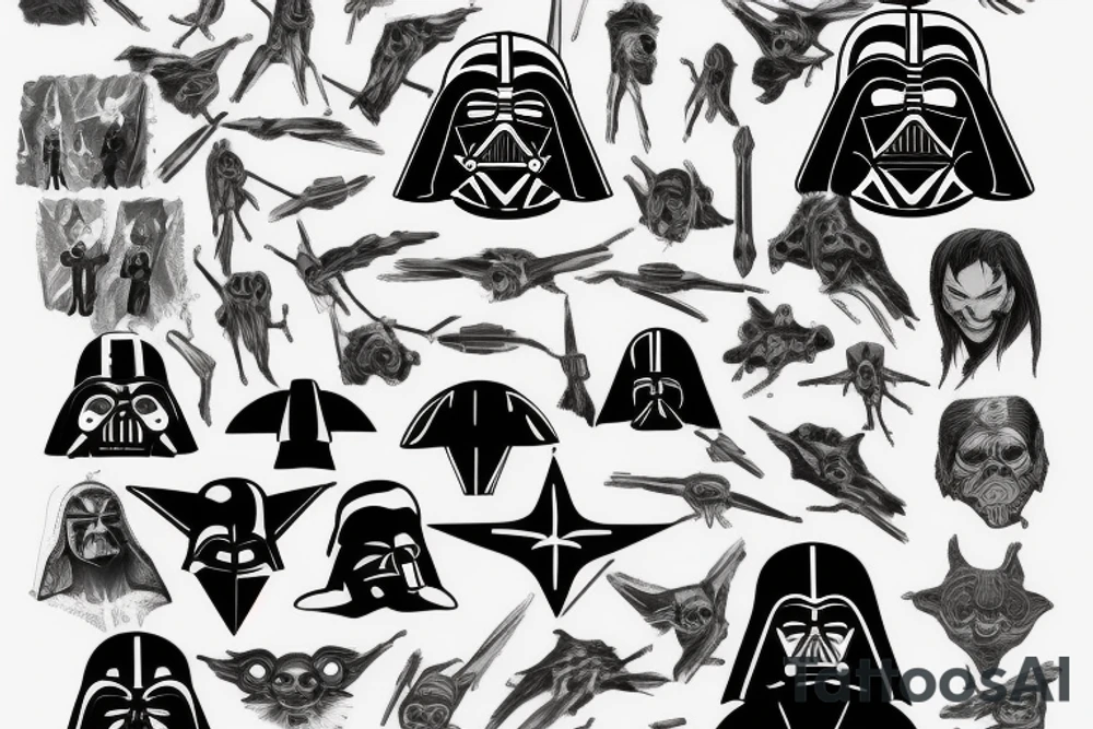dark side of the force tattoo idea