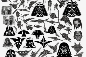 dark side of the force tattoo idea