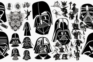 dark side of the force tattoo idea