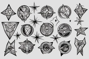 Leo star constellation tattoo idea