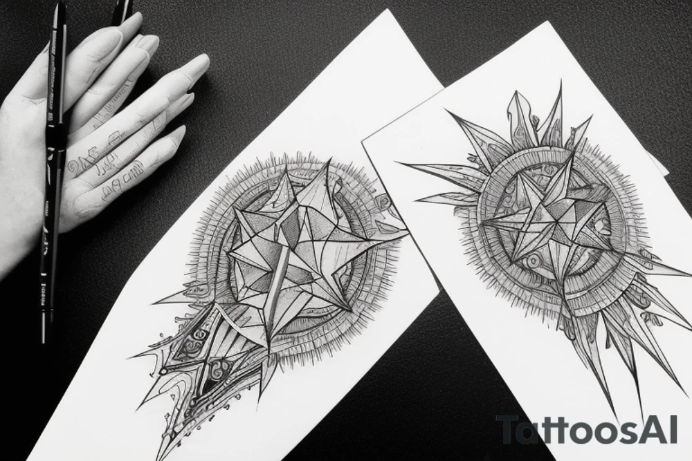 Leo star constellation tattoo idea