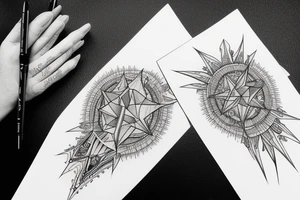 Leo star constellation tattoo idea