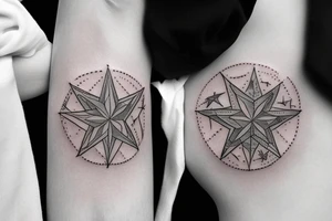Leo star constellation tattoo idea