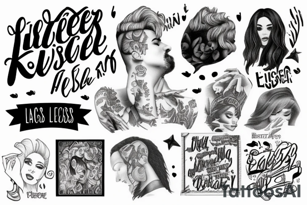 Based on the lyrics and theme of the song “easier than lying” by halsey tattoo idea