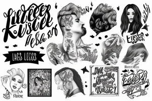 Based on the lyrics and theme of the song “easier than lying” by halsey tattoo idea