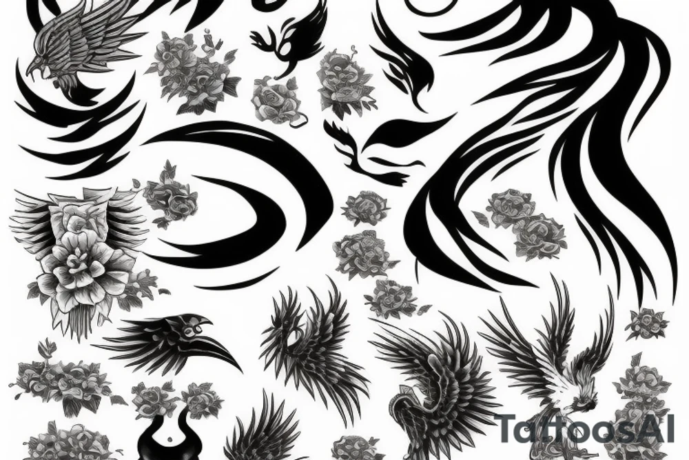 phoenix tattoo idea