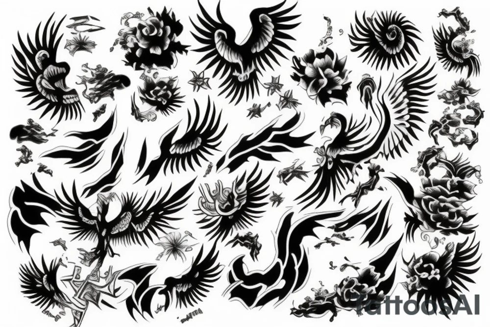 phoenix tattoo idea