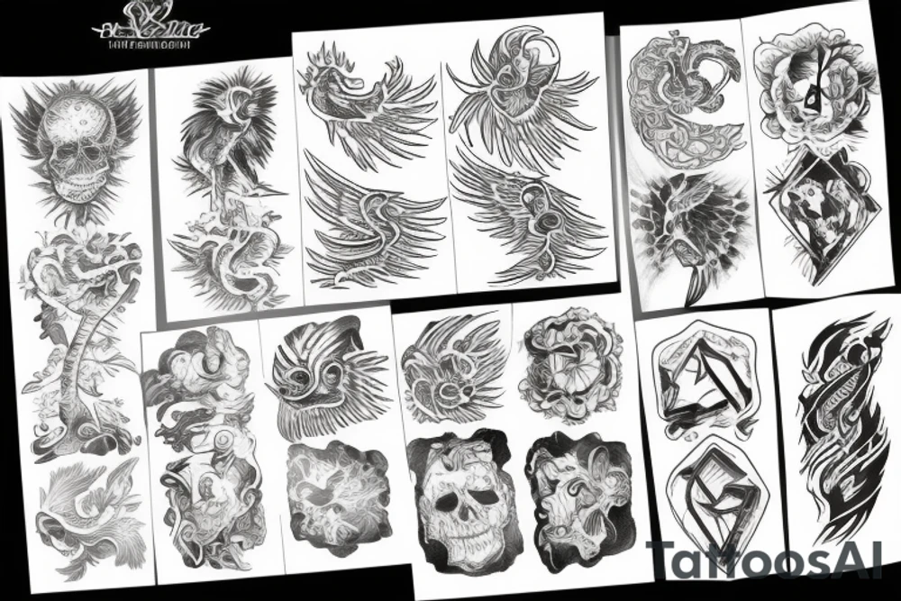 phoenix tattoo idea