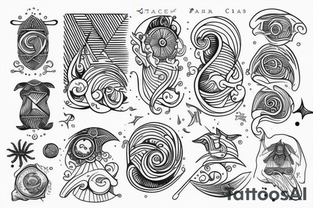 Ocean tattoo idea