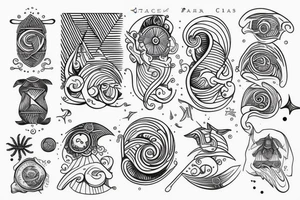 Ocean tattoo idea