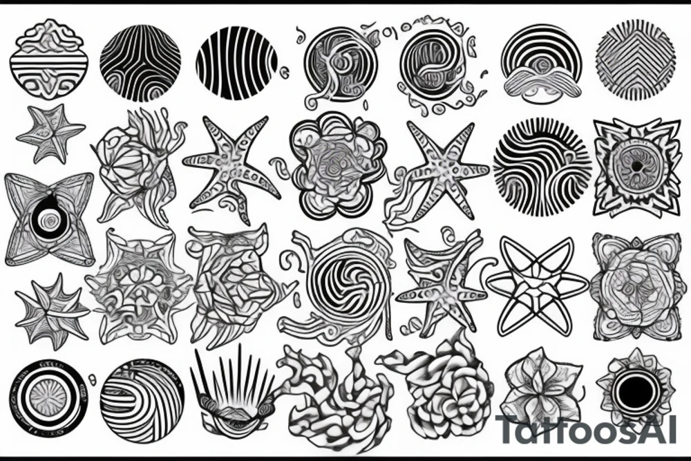 Ocean tattoo idea