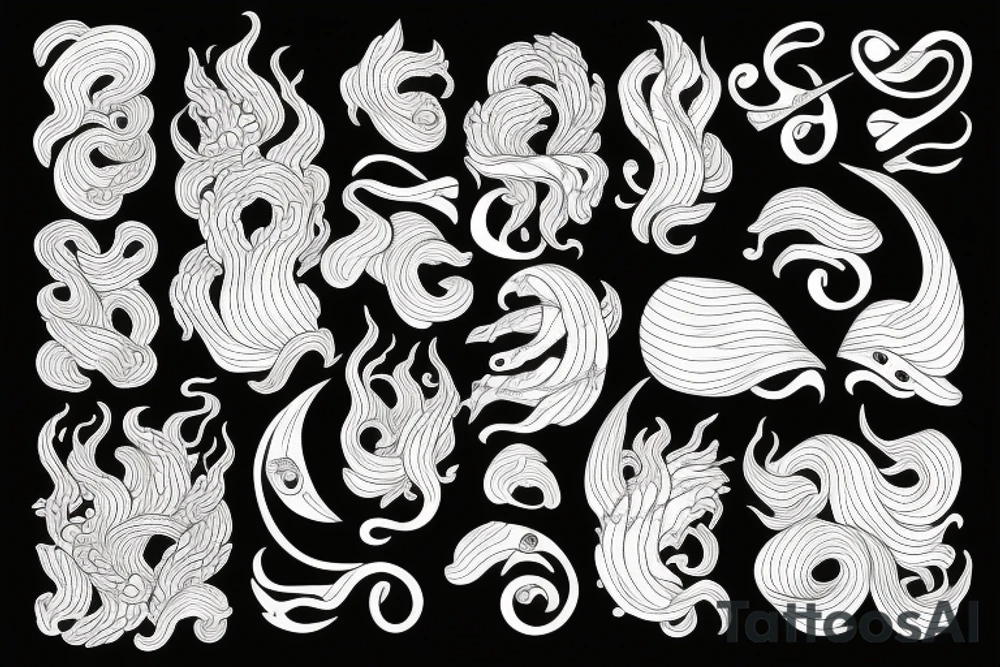 Ocean tattoo idea