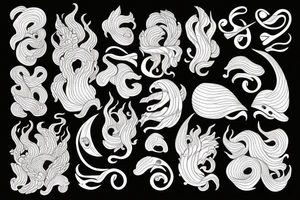 Ocean tattoo idea