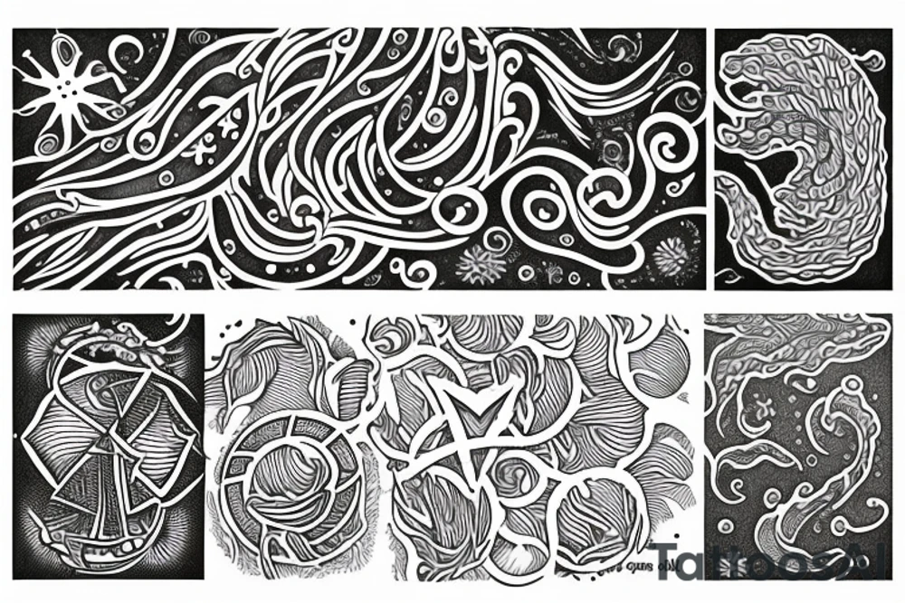 Ocean tattoo idea