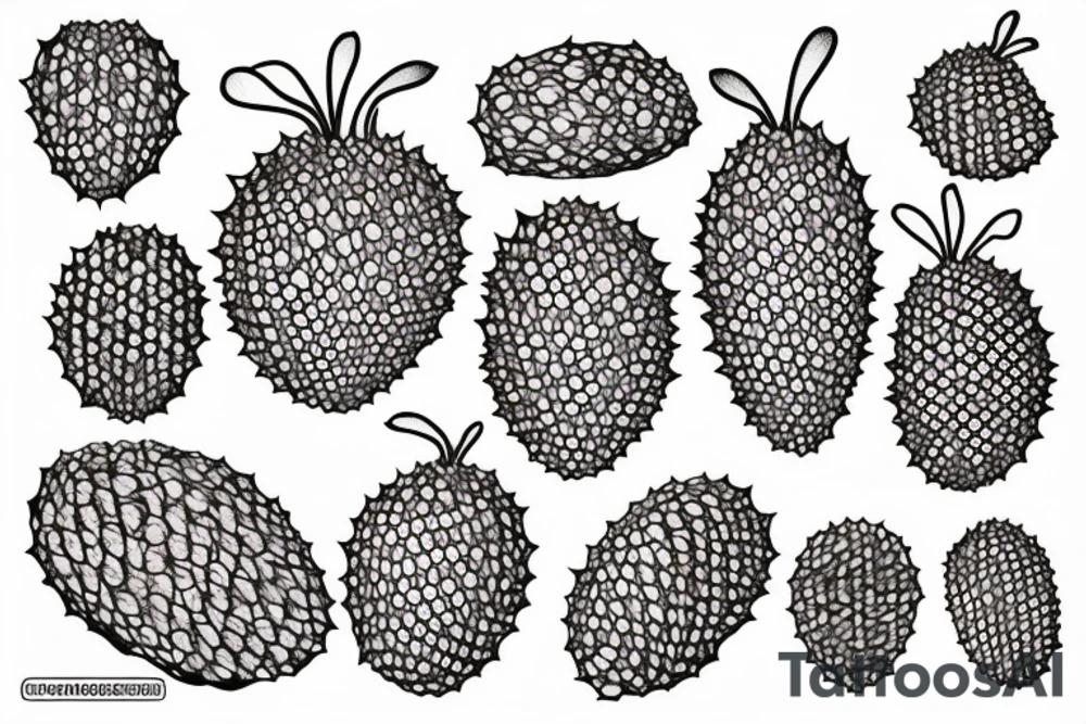 Durian tattoo idea