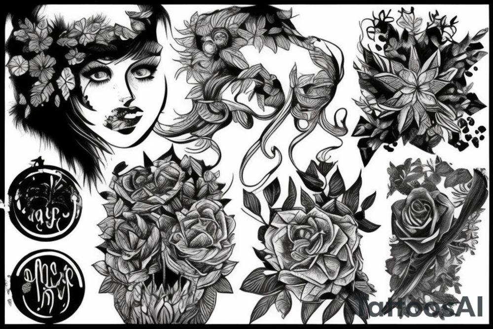 Forest tattoo idea