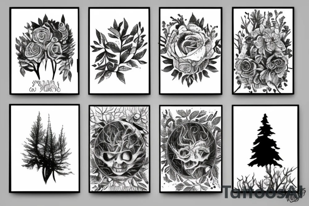 Forest tattoo idea
