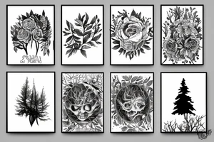 Forest tattoo idea