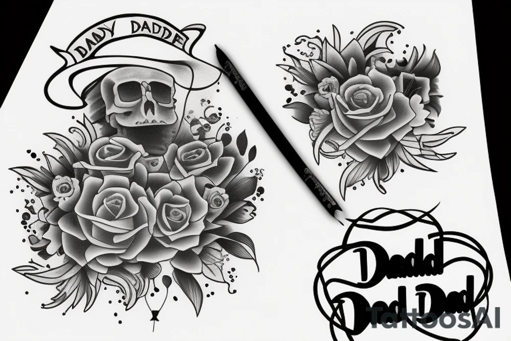 Rest in Peace Dad tattoo idea