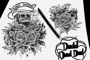 Rest in Peace Dad tattoo idea