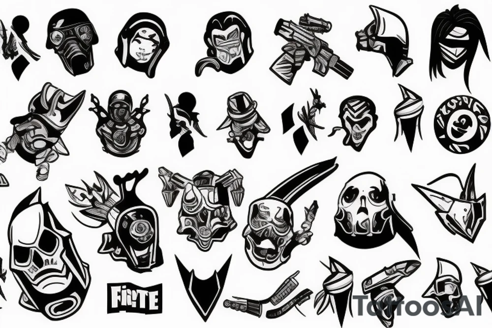 fortnite tattoo idea