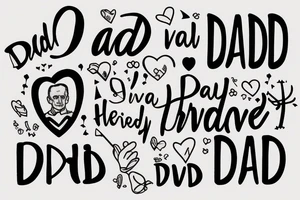 Rest in peace dad, forever In our hearts tattoo idea
