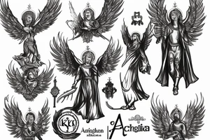 Kyiv, Archangel Michael, founders of Kyiv, chestnut trees, golden gates tattoo idea