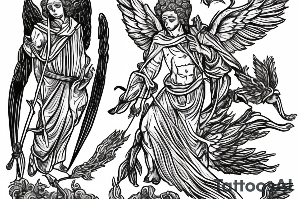 Kyiv, Archangel Michael, founders of Kyiv, chestnut trees, golden gates tattoo idea