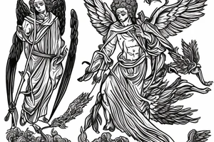 Kyiv, Archangel Michael, founders of Kyiv, chestnut trees, golden gates tattoo idea