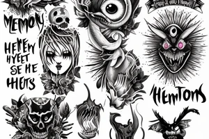 When you feel my heat, look into my eyes
It's where my demons hide
It's where my demons hide
Don't get too close, it's dark inside
It's where my demons hide tattoo idea
