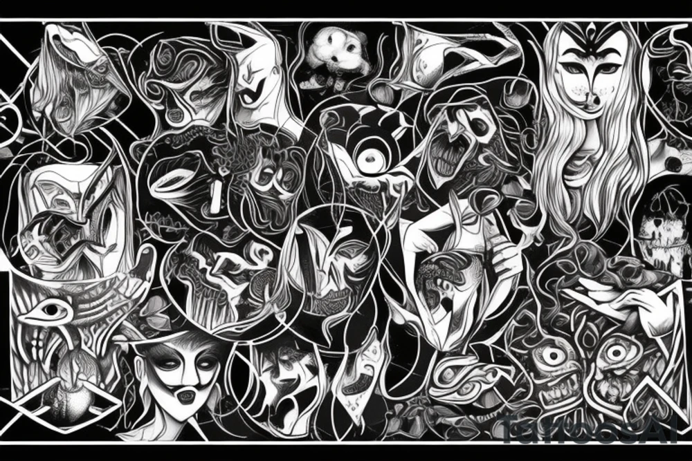 When you feel my heat, look into my eyes
It's where my demons hide
It's where my demons hide
Don't get too close, it's dark inside
It's where my demons hide tattoo idea